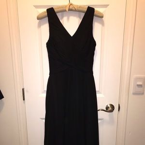 Black V-Neck Azazie Dress